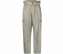 Hose mit Paperbag-Taille