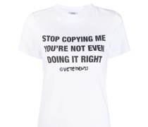 T-Shirt mit Slogan-Print