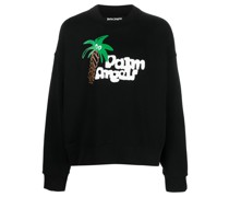 logo-print organic cotton sweatshirt