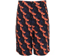 Shorts mit Blumen-Print