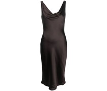 Midikleid mit drapiertem Ausschnitt