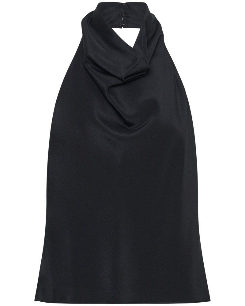 Dion Lee Damen Top mit drapiertem Kragen