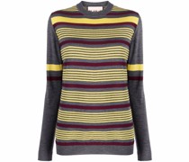 Gestreifter Strickpullover