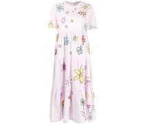 Maxikleid mit grafischem Print