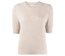 Kaschmirpullover mit Puffärmeln