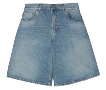 Ausgestellte Jeans-Shorts