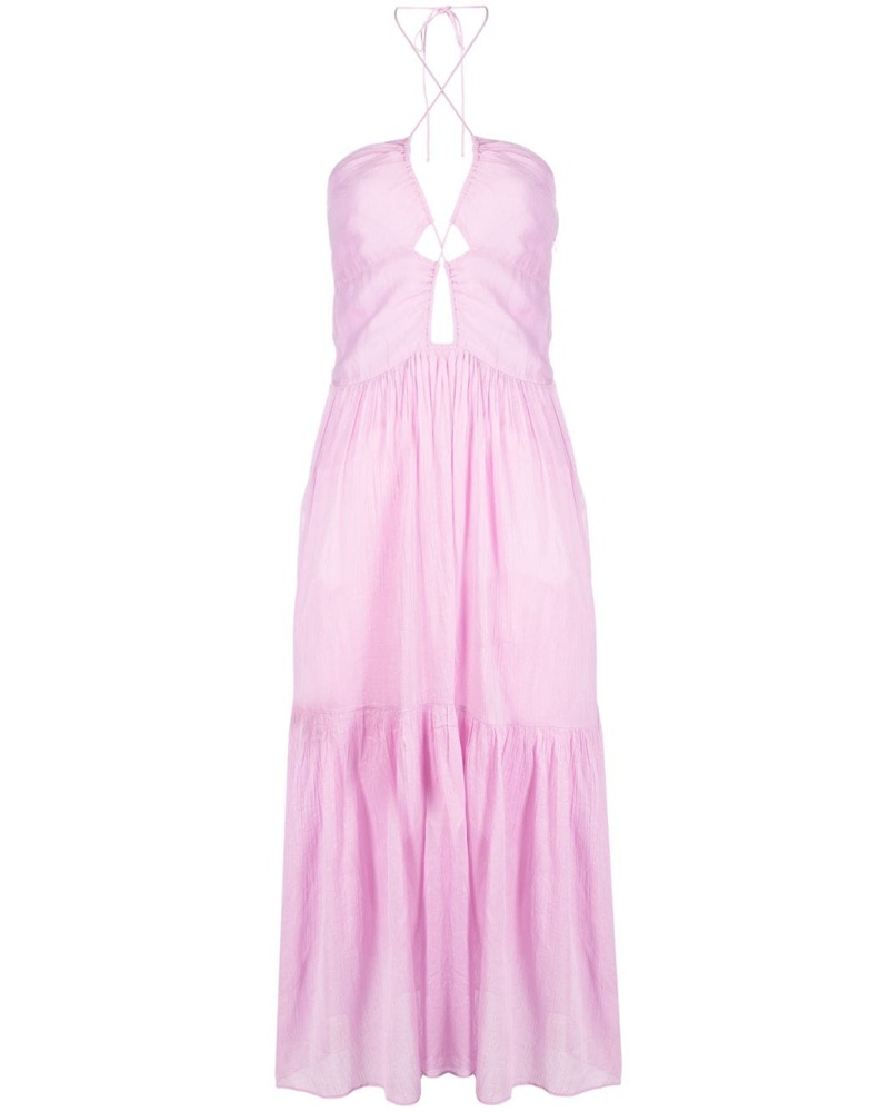 Isabel Marant Damen Midikleid mit Cut-Outs