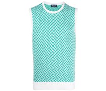 Gestricktes Trägershirt mit Print