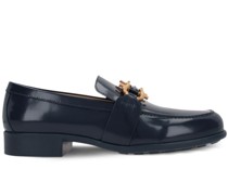 bucle-detail leather loafers