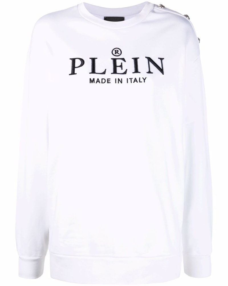 Philipp Plein Damen Sweatshirt mit Logo-Print