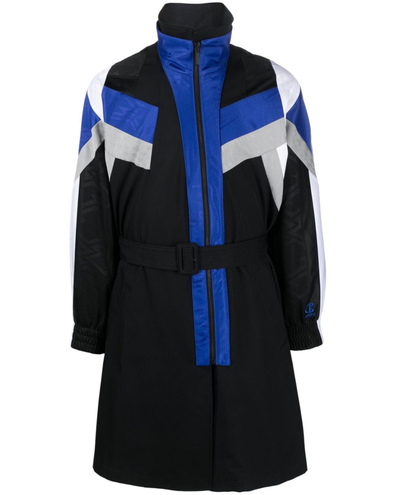 KOCHÉ Damen Trenchcoat in Colour-Block-Optik