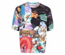 T-Shirt mit Manga-Print
