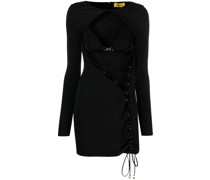 Minikleid mit Schnürdetails