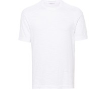 slub-texture T-shirt