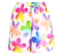 Shorts mit Blumen-Print