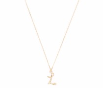 18kt Enchanted Twig Alphabet L Gelbgoldhalskette