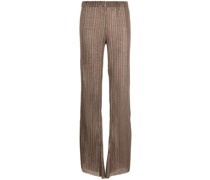 Bundfaltenhose mit geradem Bein
