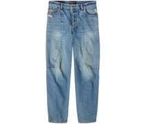 Tapered-Jeans in Distressed-Optik