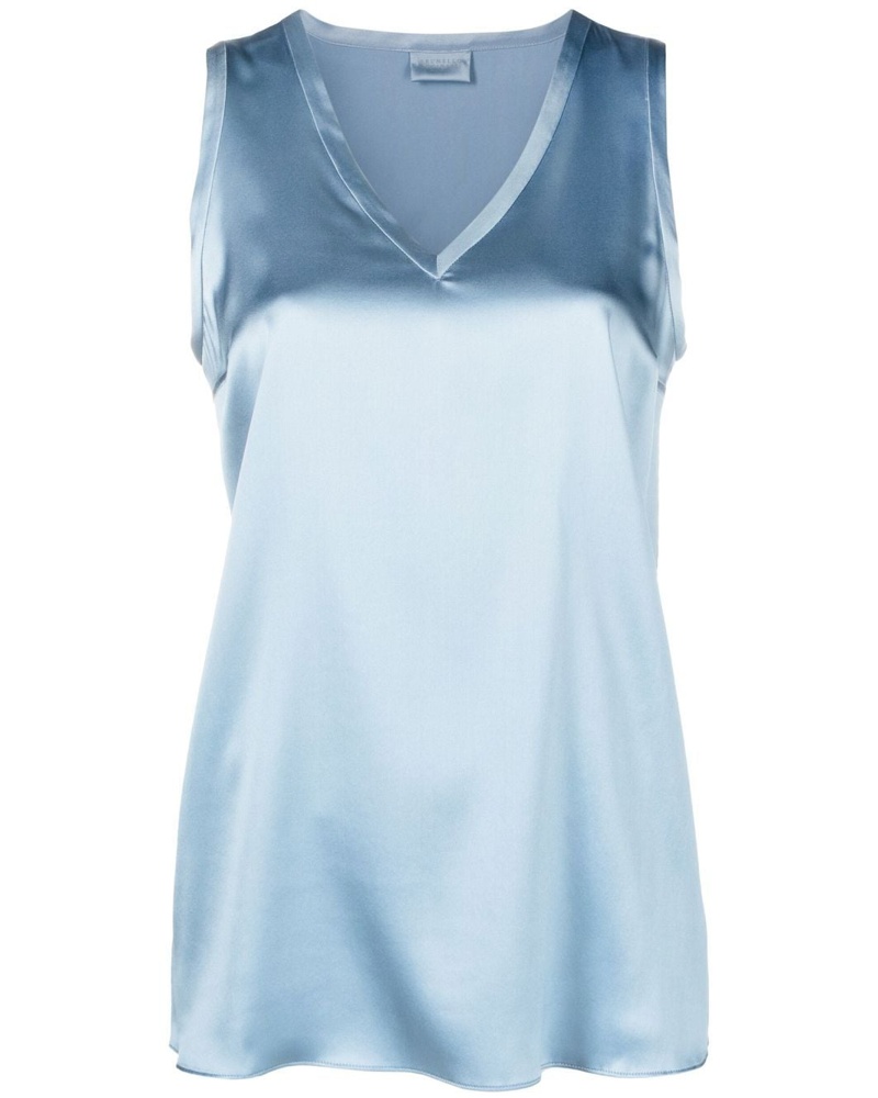 Brunello Cucinelli Damen Oberteil mit V-Ausschnitt