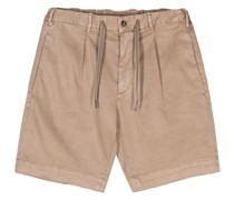 pleat-detail chino shorts