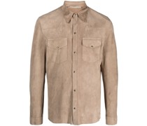 Hemdjacke aus Leder