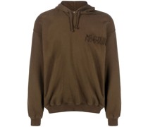 Hoodie mit Logo-Stickerei