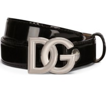 Gürtel aus Leder mit DG-Logo