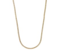 18kt Gelbgoldhalskette mit Diamanten