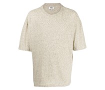 Gestreiftes T-Shirt mit rundem Ausschnitt