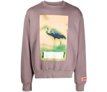 Sweatshirt mit Censored-Print