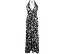 Kleid mit abstraktem Print