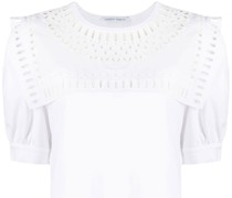 Bluse mit Lochstickerei
