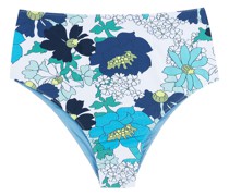 Bikinihöschen mit Blumen-Print