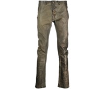 Gewachste Skinny-Jeans