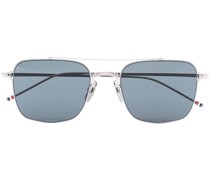 Sonnenbrille mit eckigem Gestell