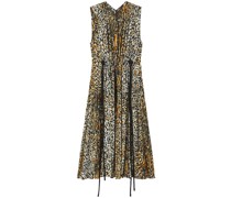 Kleid mit Geparden-Print