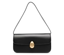 Schultertasche mit poliertem Finish