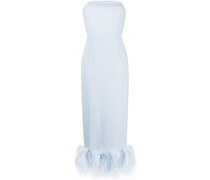 Minikleid mit Federn