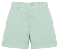 logo-embroidered cotton shorts