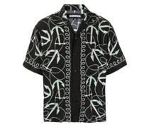 Hawaiihemd mit Anker-Print