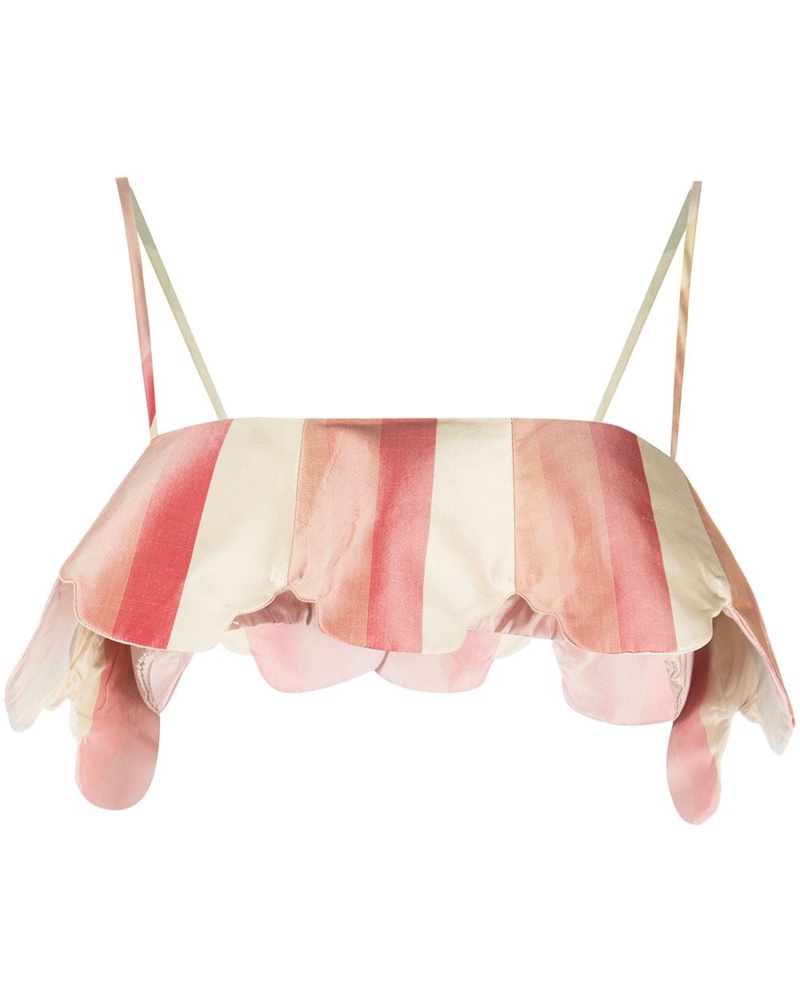 Rosie Assoulin Damen Awning Bandeau Cropped-Top