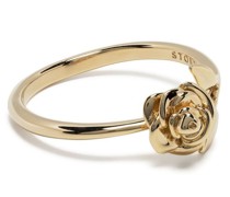 9kt Stem Rose Gelbgoldring