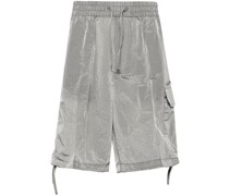 Leichte Cargo-Shorts aus Seersucker