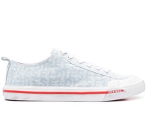 Sneakers mit Monogramm-Print