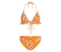 Geblümter Triangel-Bikini