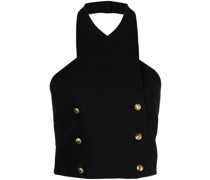 Doppelreihiges Neckholder-Top