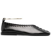 ring-detail ballerina shoes