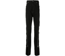 Lange Jeans mit Reißverschlüssen
