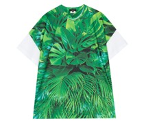 T-Shirt mit Leaves-Print
