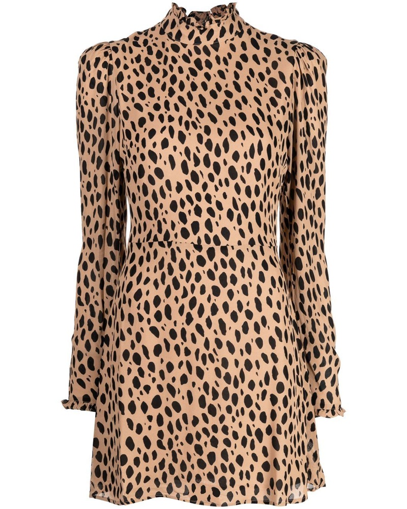 Reformation Damen Gepunktetes Kleid